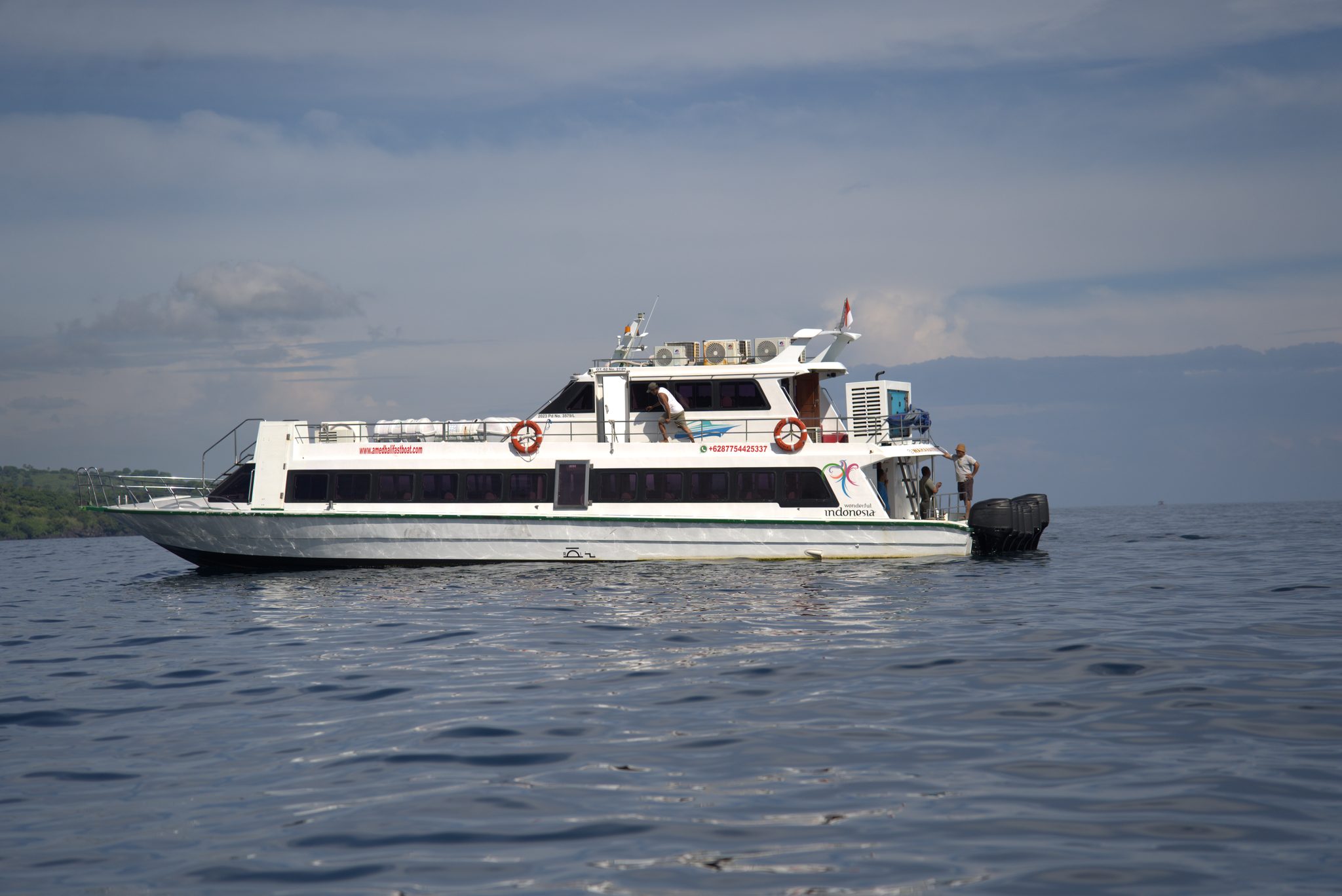 Fastboat route between Amed, the Gili Islands and Lombok